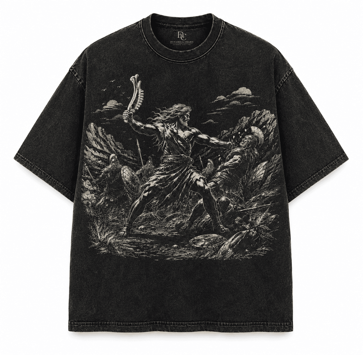 1000 vs 1 Tee — Black — Dunamis & Charis